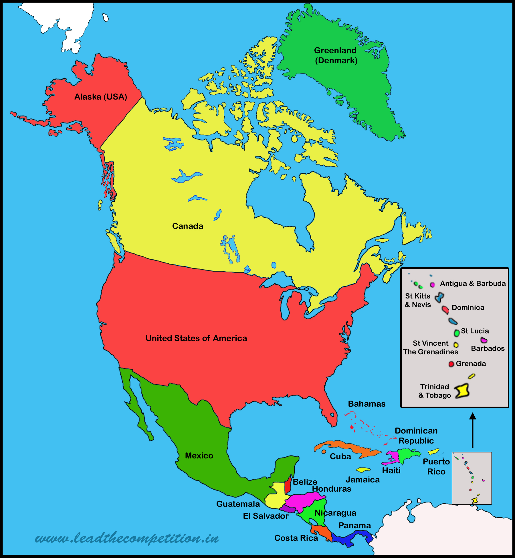 Capitals Of North American Countries