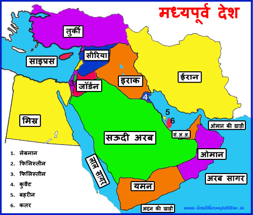 countries of the middle east