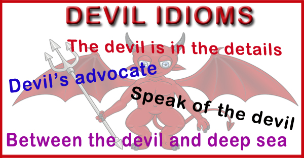 devil idioms